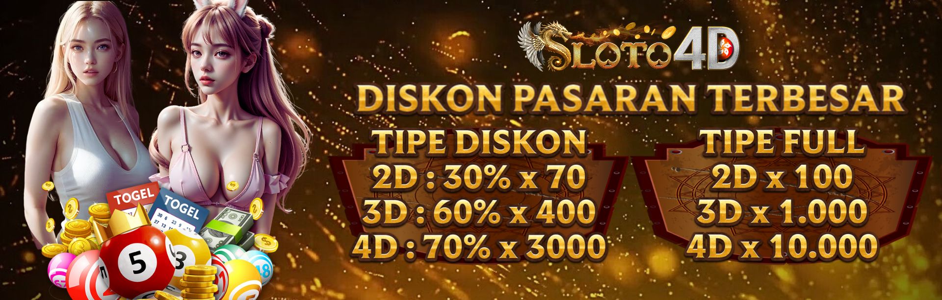 Diskon Togel Terbesar SLOTO4D