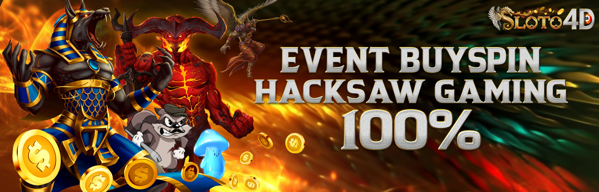 Event Buy Spin Hacksaw Gaming 100% Claim